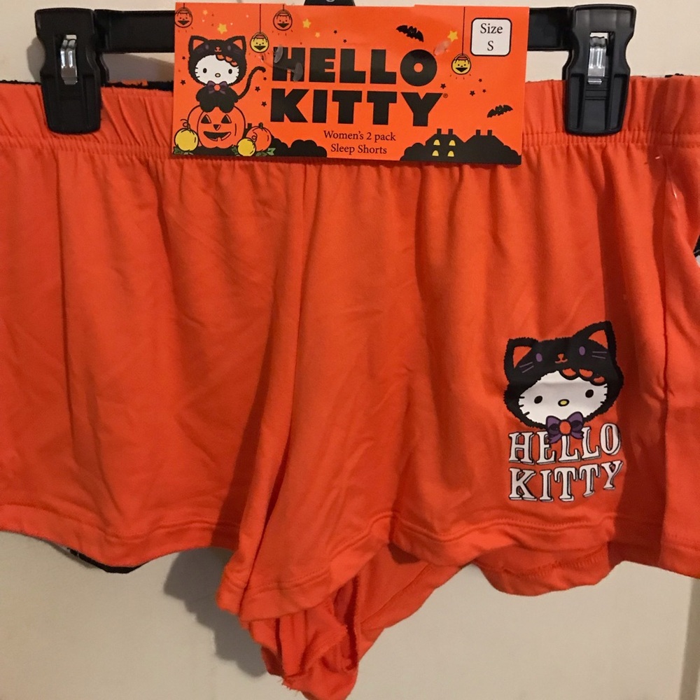 Hello Kitty Halloween Shorts (2 shorts included) NEW, size small